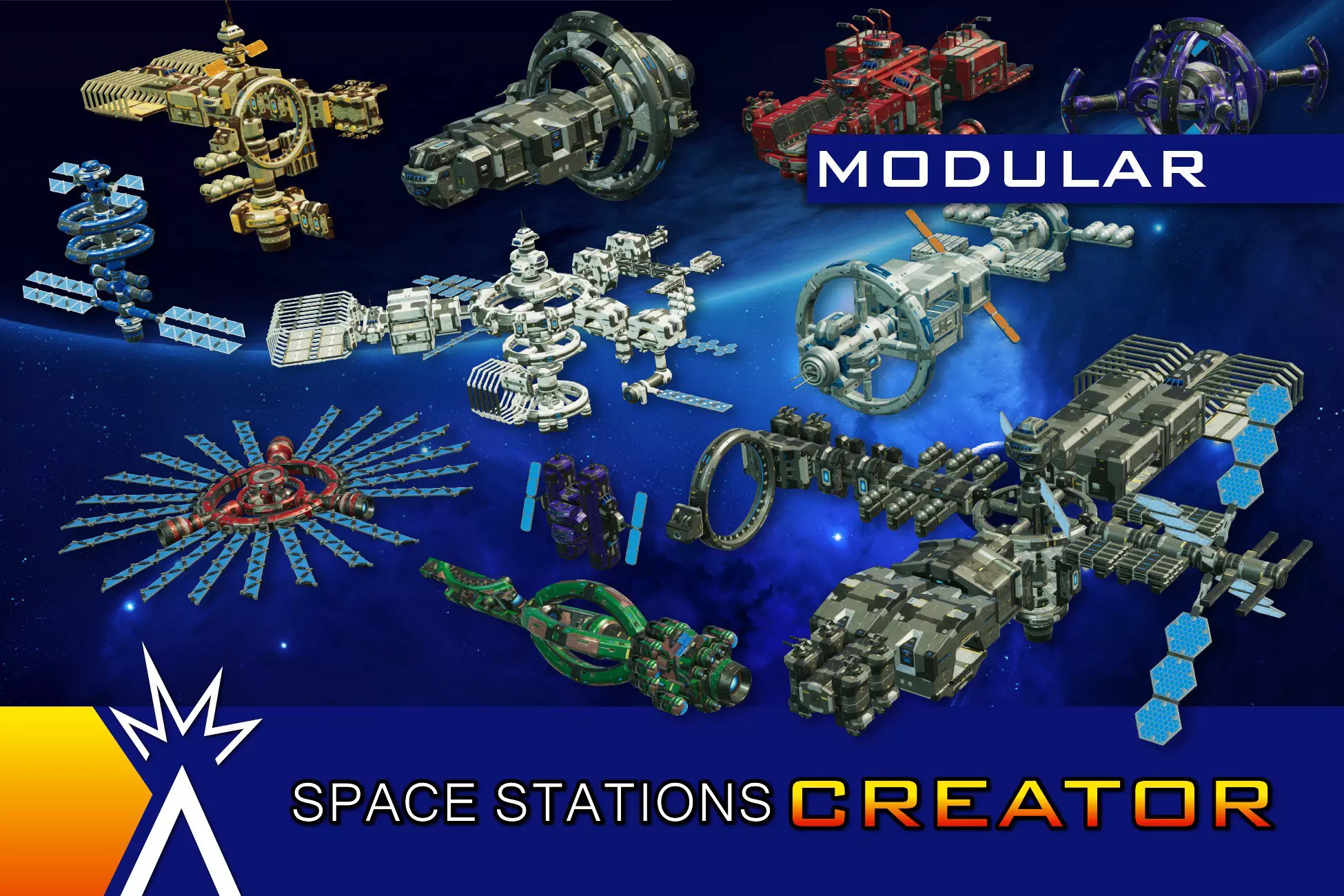 Sci-Fi Space Stations Creator